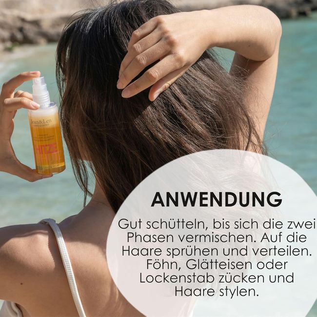 Jean & Len Hitzeschutz 2-Phasen Leave-In Spray