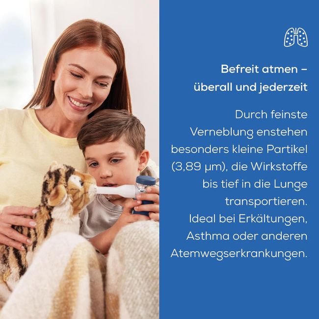 Beurer Inhalator Inhalationsgerät für Kinder und Erwachsene