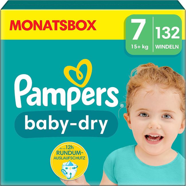 Pampers Windeln Größe 7 (15kg+) Baby-Dry