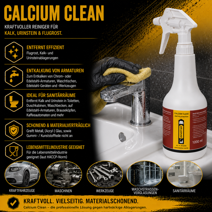 Innotec Calcium Clean – Kalk- und Flugrostentferner – Produktvorteil und Anwendung 3