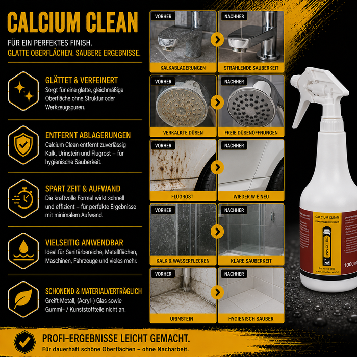 Innotec Calcium Clean – Kalk- und Flugrostentferner – Produktvorteil und Anwendung 4