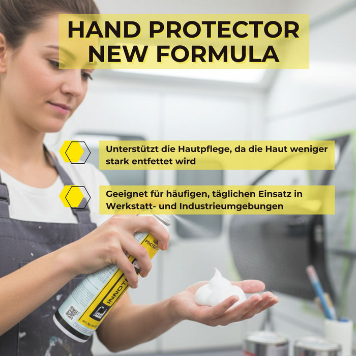 Innotec Hand Protector New Formula – Handschutzschaum – Produktvorteil und Anwendung 3