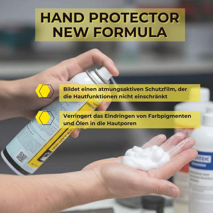 Innotec Hand Protector New Formula – Handschutzschaum – Produktvorteil und Anwendung 4