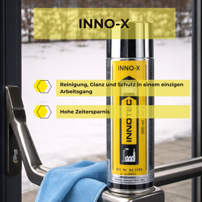 Innotec Inno-X – Edelstahlreiniger & Glanz – Produktvorteil und Anwendung 2