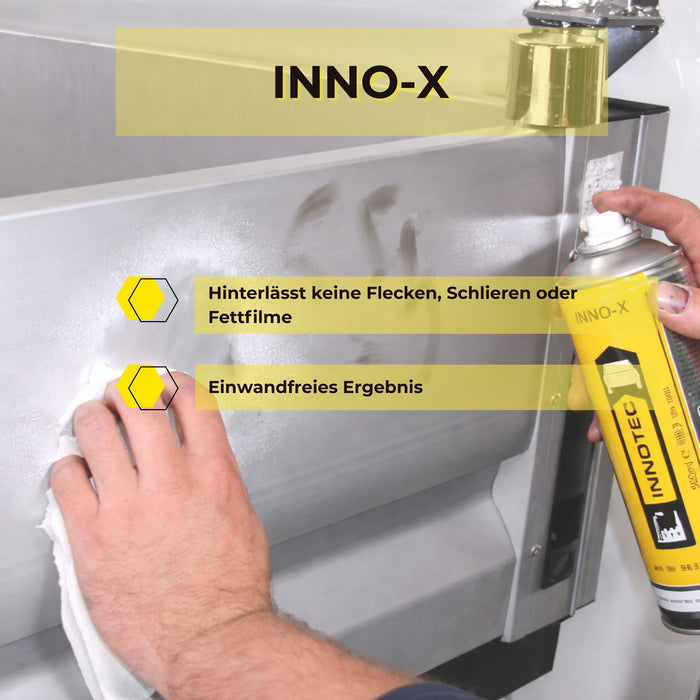 Innotec Inno-X – Edelstahlreiniger & Glanz – Produktvorteil und Anwendung 5