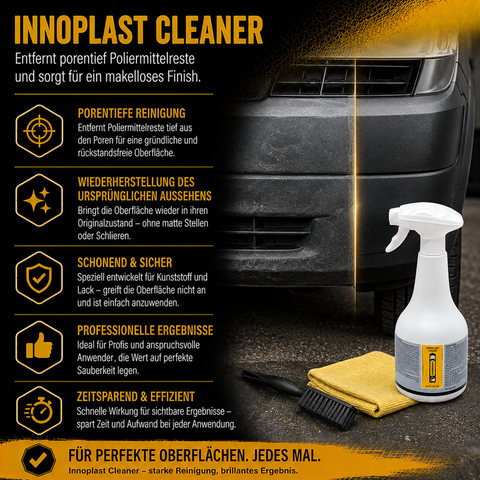 Innotec Innoplast Cleaner – Kunststoffreiniger – Produktvorteil und Anwendung 1