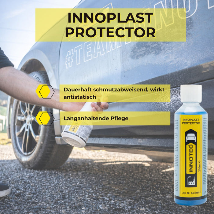 Innotec Innoplast Protector – Kunststoff- & Alupflege / Oberflächenschutz – Produktvorteil und Anwendung 1