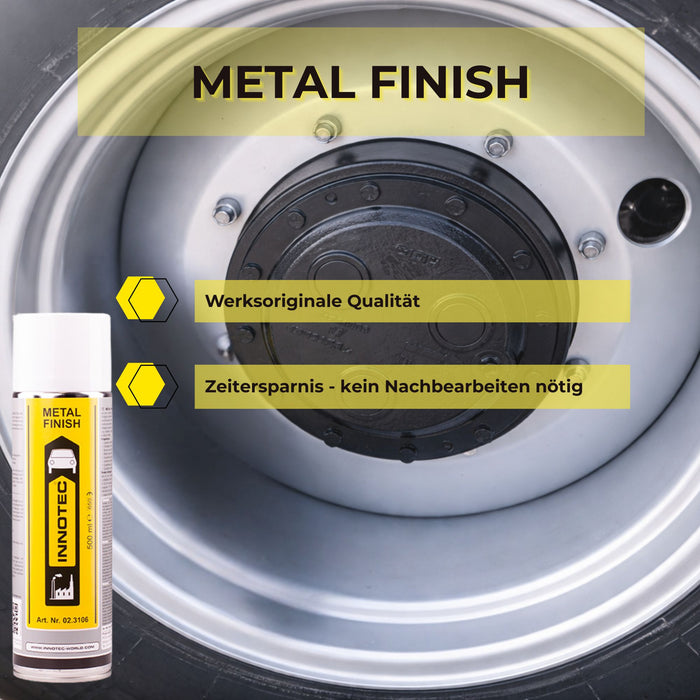 Innotec Metal Finish – Metallgrauer Lack – Produktvorteil und Anwendung 2