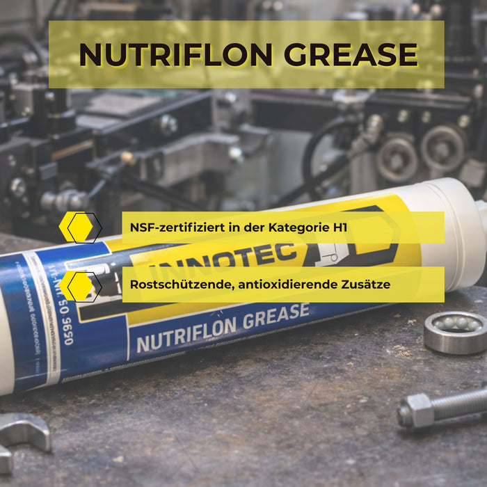Innotec Nutriflon Grease – Lebensmitteltaugliches Schmierfett – Produktvorteil und Anwendung 3