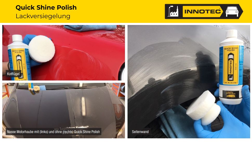 Innotec Quick Shine Polish – Lackversiegelung – Produktvorteil und Anwendung 6