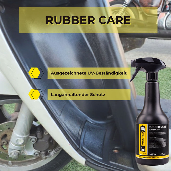Innotec Rubber Care – Gummi- und Kunststoffpflege – Produktvorteil und Anwendung 1