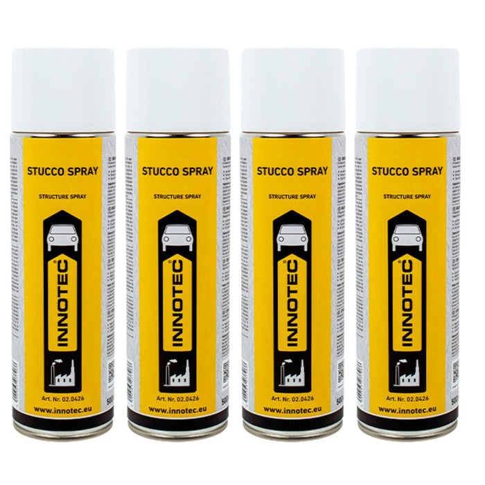 Innotec Stucco Spray - Weiß (0100), 4er-Set, Artikelnummer 1461-01