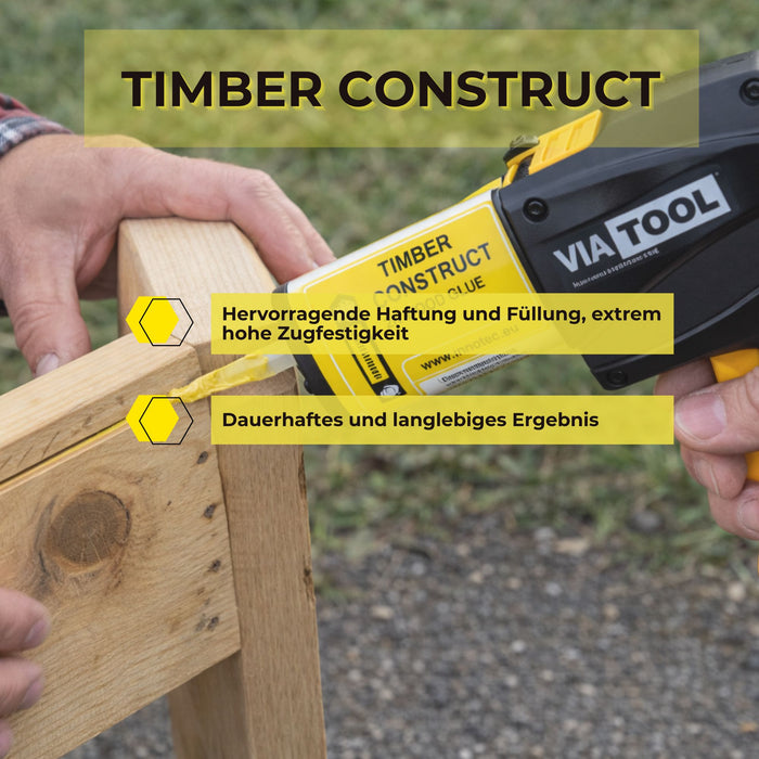 Innotec Timber Construct – 2K-Holz-Montagekleber – Produktvorteil und Anwendung 2