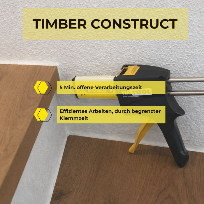 Innotec Timber Construct – 2K-Holz-Montagekleber – Produktvorteil und Anwendung 3