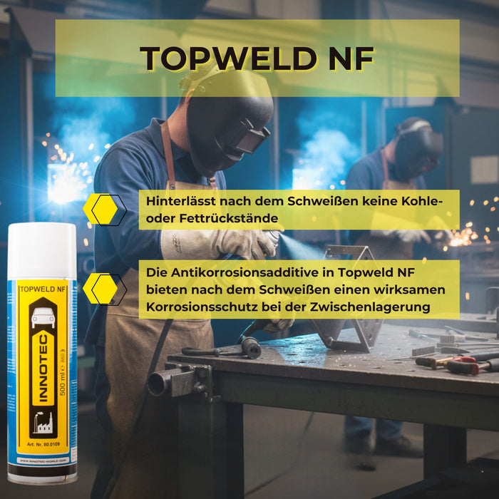 Innotec Topweld NF – Schweißschutzspray – Produktvorteil und Anwendung 1