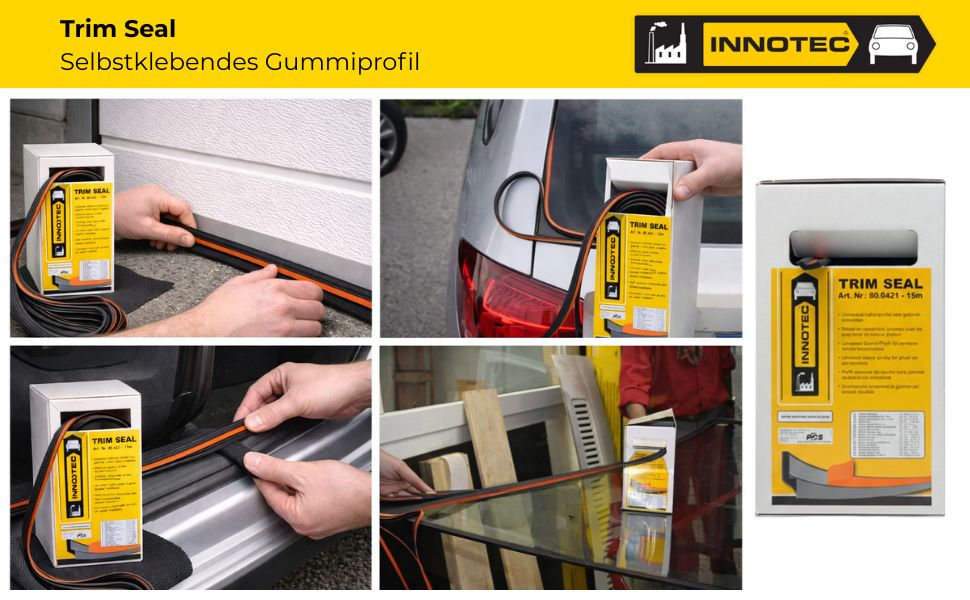 Innotec Trim Seal – Selbstklebendes Gummiprofil – Produktvorteil und Anwendung 6