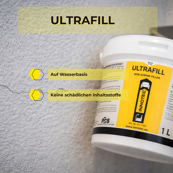 Innotec Ultrafill – Universelle Spachtelmasse – Produktvorteil und Anwendung 3