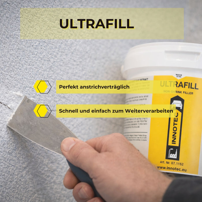 Innotec Ultrafill – Universelle Spachtelmasse – Produktvorteil und Anwendung 4