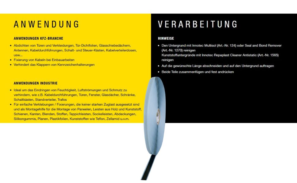 Innotec Versa Tape – Selbstklebendes Butyldichtband – Produktvorteil und Anwendung 6