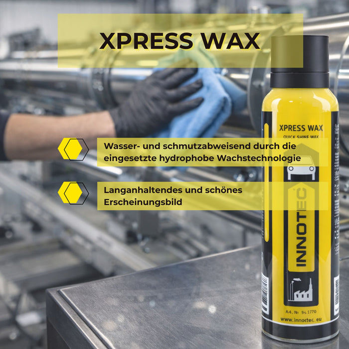 Innotec Xpress Wax – Sprühbares Schnellwachs – Produktvorteil und Anwendung 1