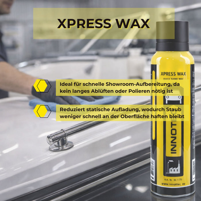 Innotec Xpress Wax – Sprühbares Schnellwachs – Produktvorteil und Anwendung 2