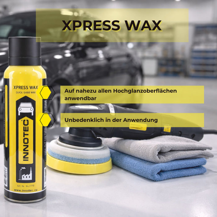 Innotec Xpress Wax – Sprühbares Schnellwachs – Produktvorteil und Anwendung 3