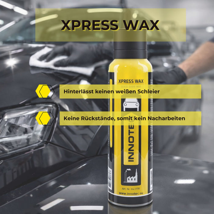 Innotec Xpress Wax – Sprühbares Schnellwachs – Produktvorteil und Anwendung 4