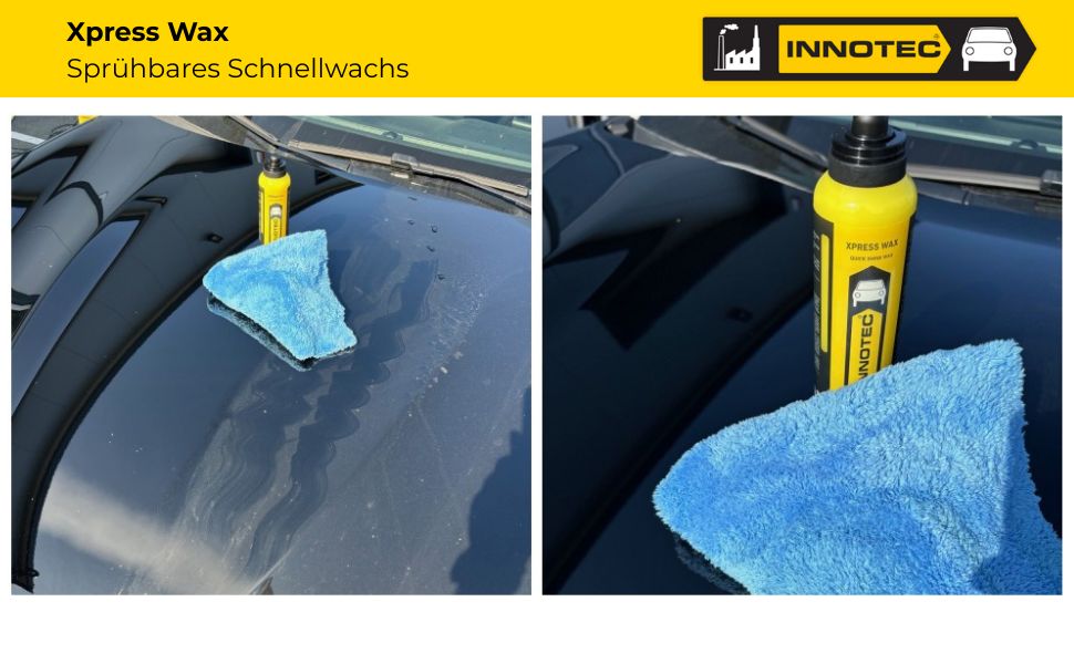 Innotec Xpress Wax – Sprühbares Schnellwachs – Produktvorteil und Anwendung 6