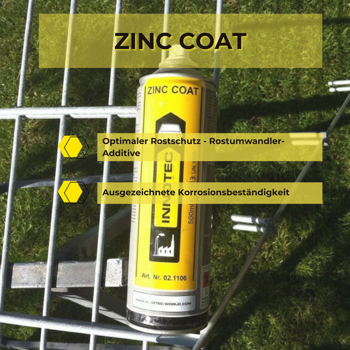 Innotec Zinc Coat – Zink- und Schweißspray – Produktvorteil und Anwendung 1
