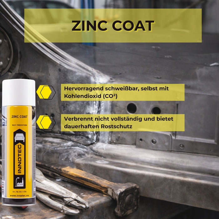 Innotec Zinc Coat – Zink- und Schweißspray – Produktvorteil und Anwendung 2