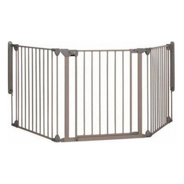 Sicherheitsbarriere Safety 1st Modular 3 Metall Grau (40-214 cm) (Refurbished A+)