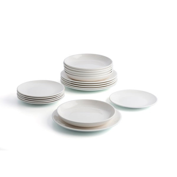 Spisestel Bidasoa Angelo Weiß Porzellan (18 pcs)