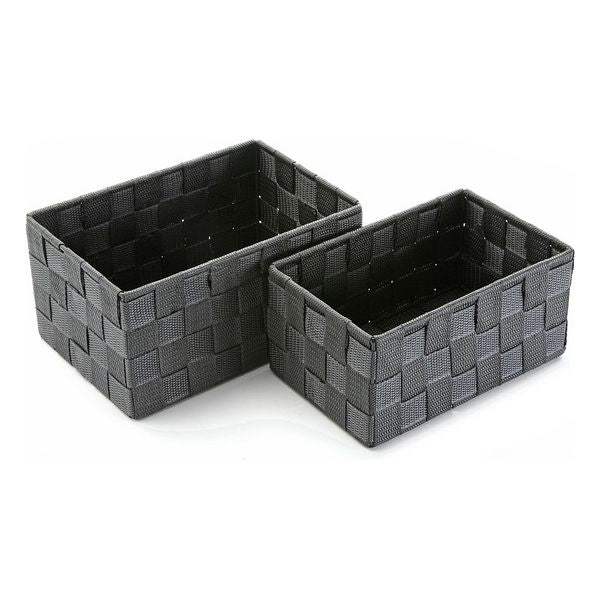 Mehrzweckkorb Grau (2 Stücke)
