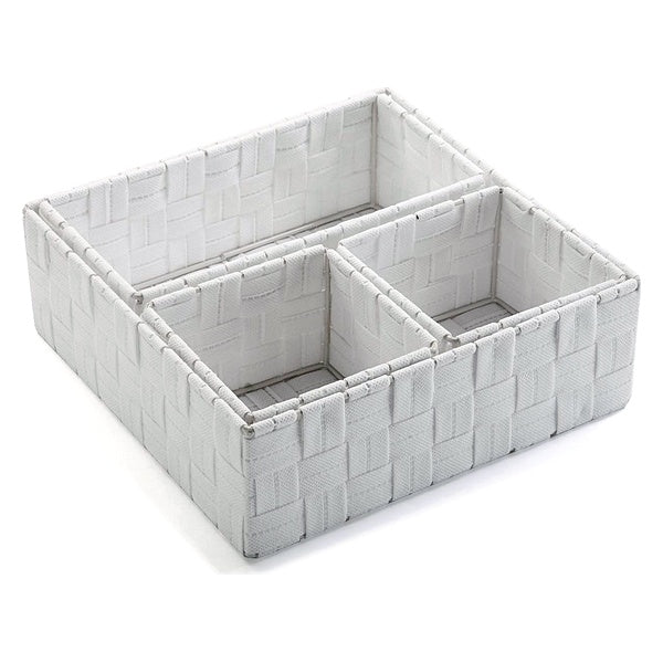 Korb-Set Textil (4 Stücke) (26 x 8,5 x 26 cm)