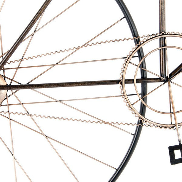Wanddekoration Dekodonia Fahrrad Metall Vintage (150 x 92 cm)