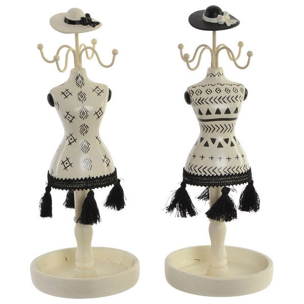 Schmuckständer Dekodonia Harz Eisen (11 x 11 x 27 cm) (2 pcs)