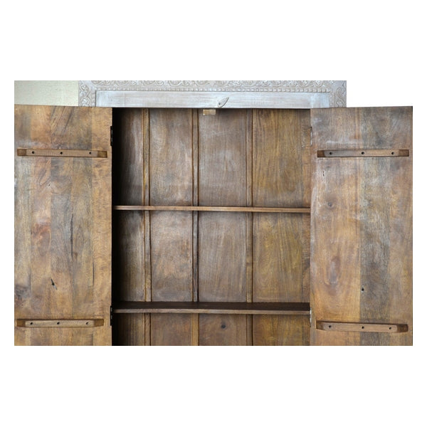 Schrank Dekodonia Jodhpur 1 Mango-Holz (115 x 45 x 204 cm)