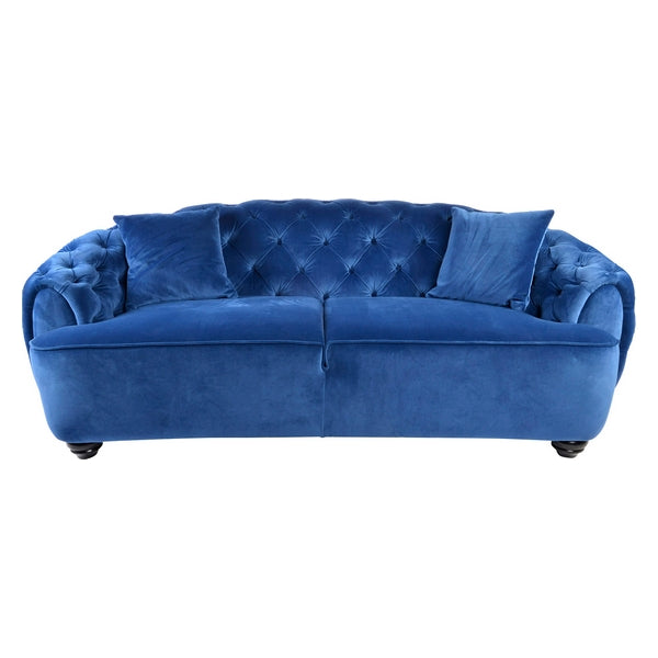 Sofa Dekodonia Bluenery Polyester Metall (213 x 103 x 84 cm)