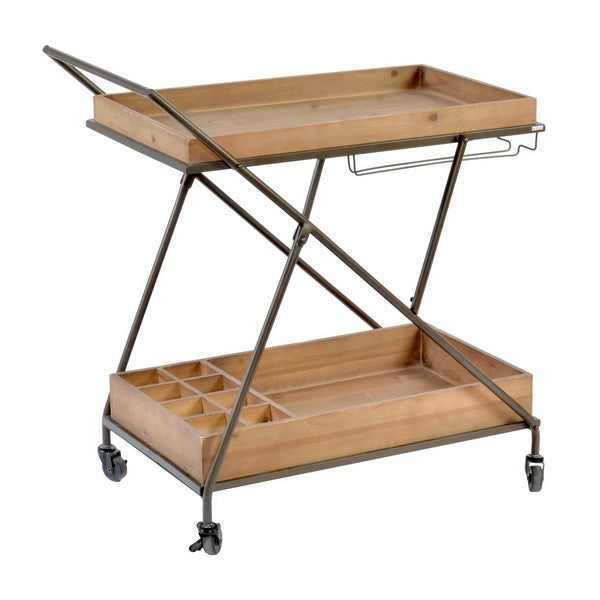 Tevogn Dekodonia Bloomsbury Metall Tanne (80 x 43 x 83 cm)