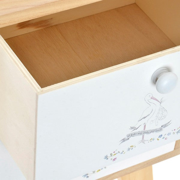 Nachttisch Dekodonia Baby Paulonia-Holz (30 x 25 x 47 cm)