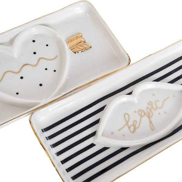 Schale Dekodonia aus Keramik (2 pcs) (16 x 8 x 1 cm)