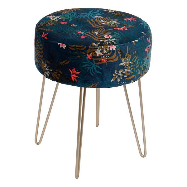 Fußstütze Dekodonia Jungla Polyester Metall Tropical (35 x 35 x 43 cm)