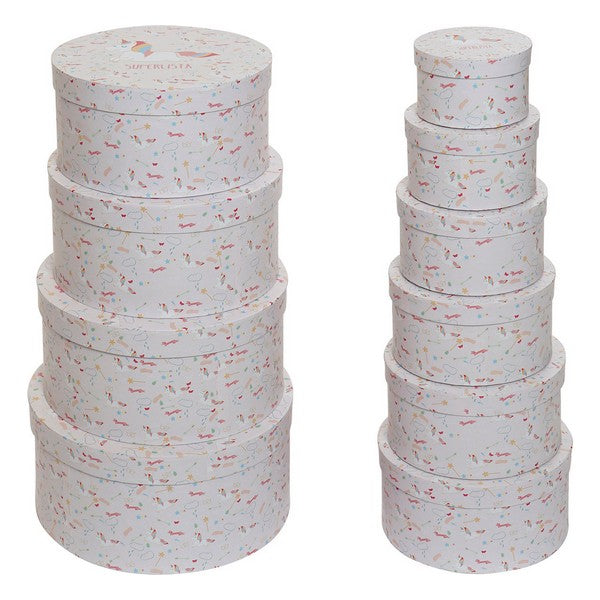 Dekorative Box Dekodonia Superlista Einhorn Pappe (10 pcs)