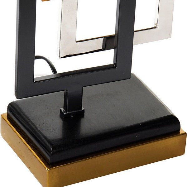 Tischlampe Dekodonia Polyester Metall (35 x 35 x 92 cm)
