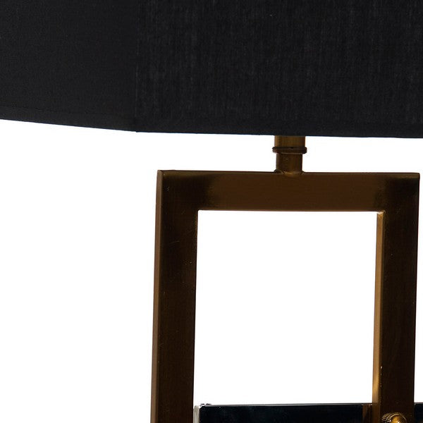 Tischlampe Dekodonia Polyester Metall (35 x 35 x 92 cm)