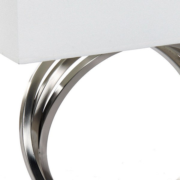 Tischlampe Dekodonia Polyester Metall (38 x 20 x 54 cm)
