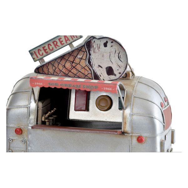 Fahrzeug Dekodonia Food Truck Vintage (24 x 14 x 19 cm)