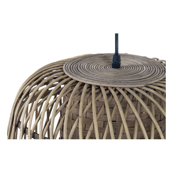 Deckenlampe Dekodonia Bambus Rattan (39 x 39 x 38 cm)