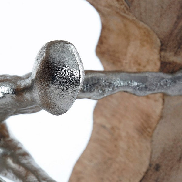 Deko-Figur Dekodonia Aluminium Mango-Holz (29 x 12 x 27 cm)