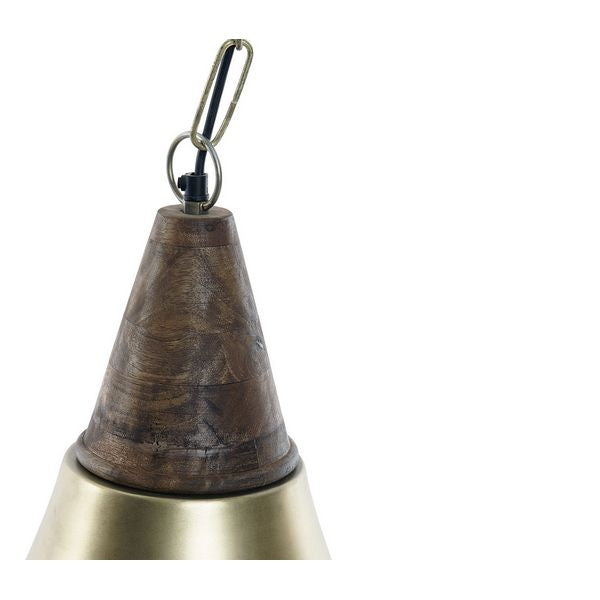 Deckenlampe Dekodonia Holz Messing (50 x 47 cm)